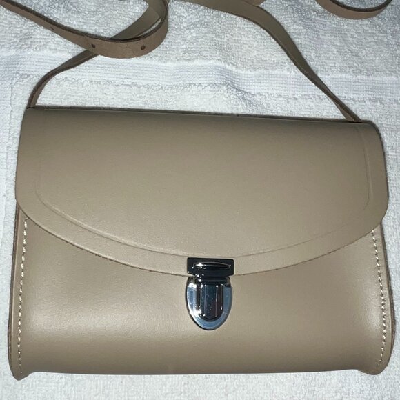 The Cambridge Satchel Company Medium Pushlock in Putty - Picture 1 of 9